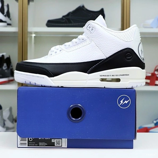 'WHITE' FRAGMENT JORDAN AIR 3 DESIGN X SP RETRO 0827